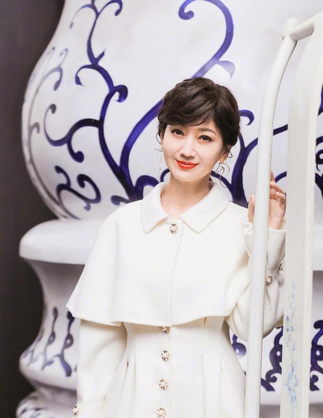 AG九游会 九游会AG60+赵雅芝美得太不真实穿纯白无袖西装亮相活动精致又优雅(图15)